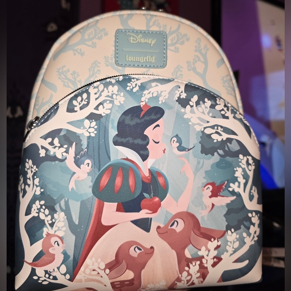 Loungefly Disney Snow White And The Seven Dwarfs Forest Animals Mini Backpack